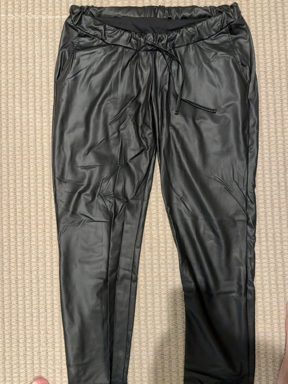 Accouchée Black Maternity Pants Size L Stretch Waist Pregnancy